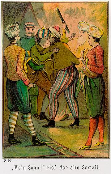 Waldröschen Illustration